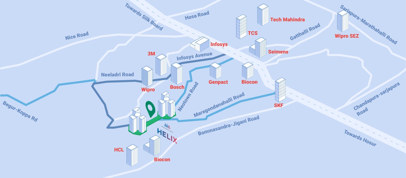 Mahendra Arto Helix - Luxury 2BHK & 3BHK Flats in Electronic City Bangalore - Near Major IT Parks